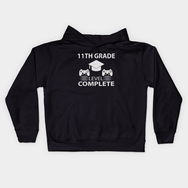 11TH Grade Level Complete Kids Hoodie by Hunter_c4 "Click here to uncover more designs"